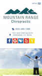 Mobile Screenshot of mountainrangechiropractic.com